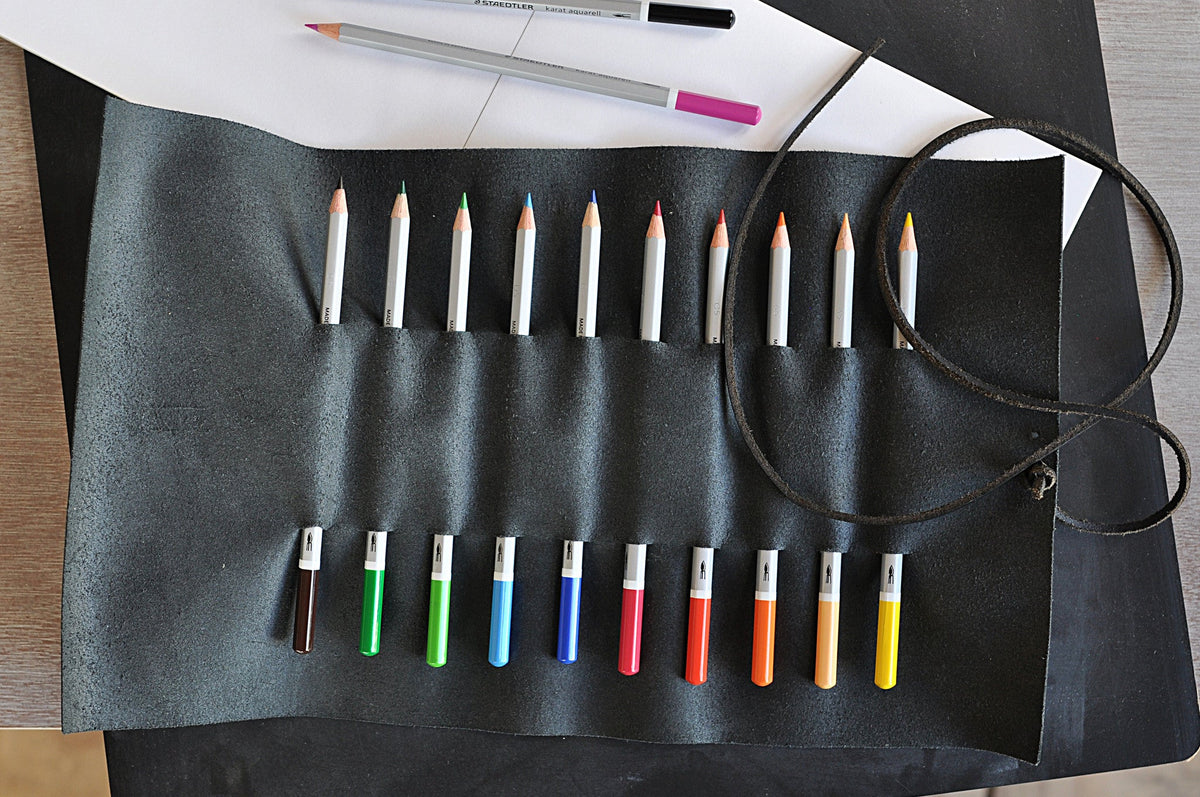 Leather Pencil Roll