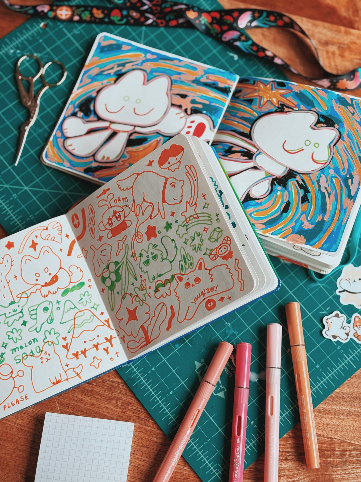 Sketchbook, Illustrated Cover