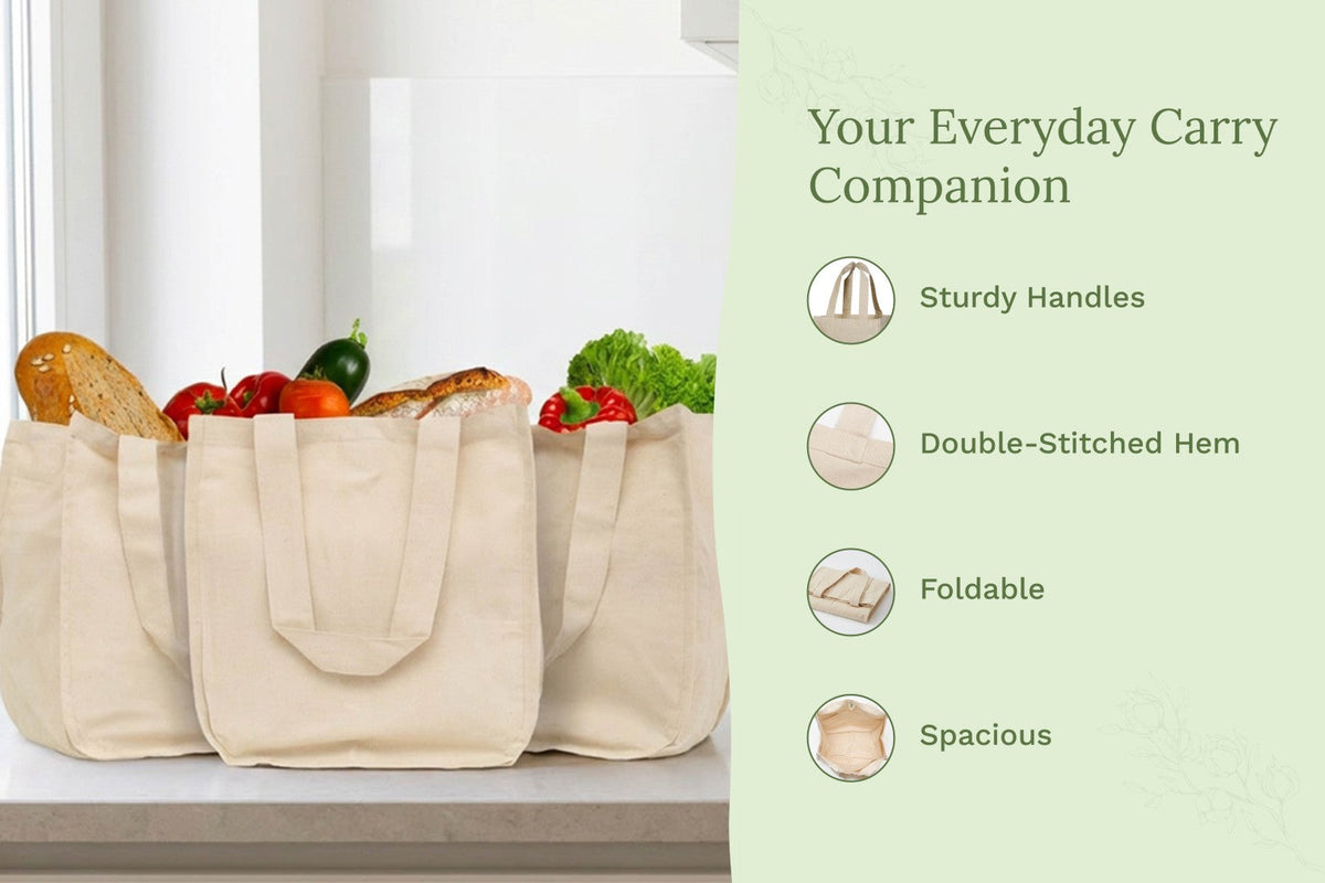 Organic Canvas Grocery Tote