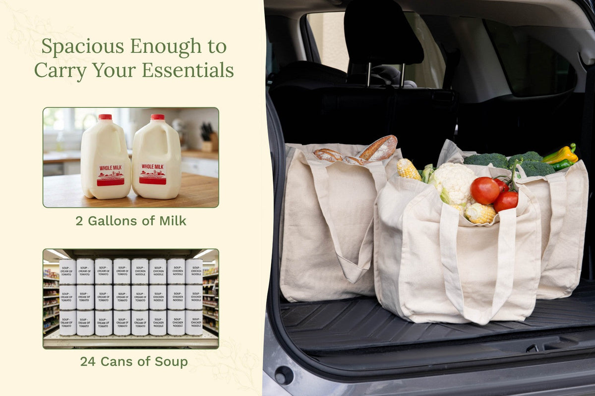 Organic Canvas Grocery Tote