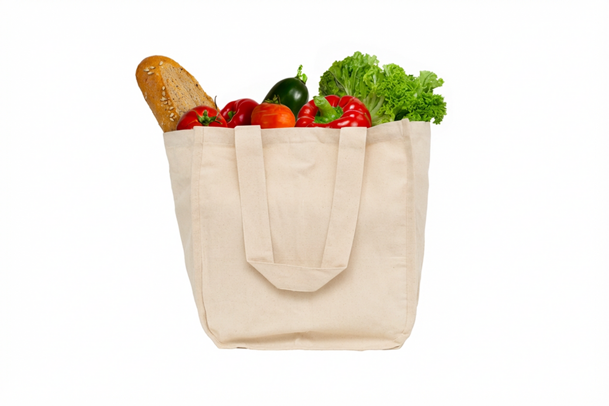 Organic Canvas Grocery Tote