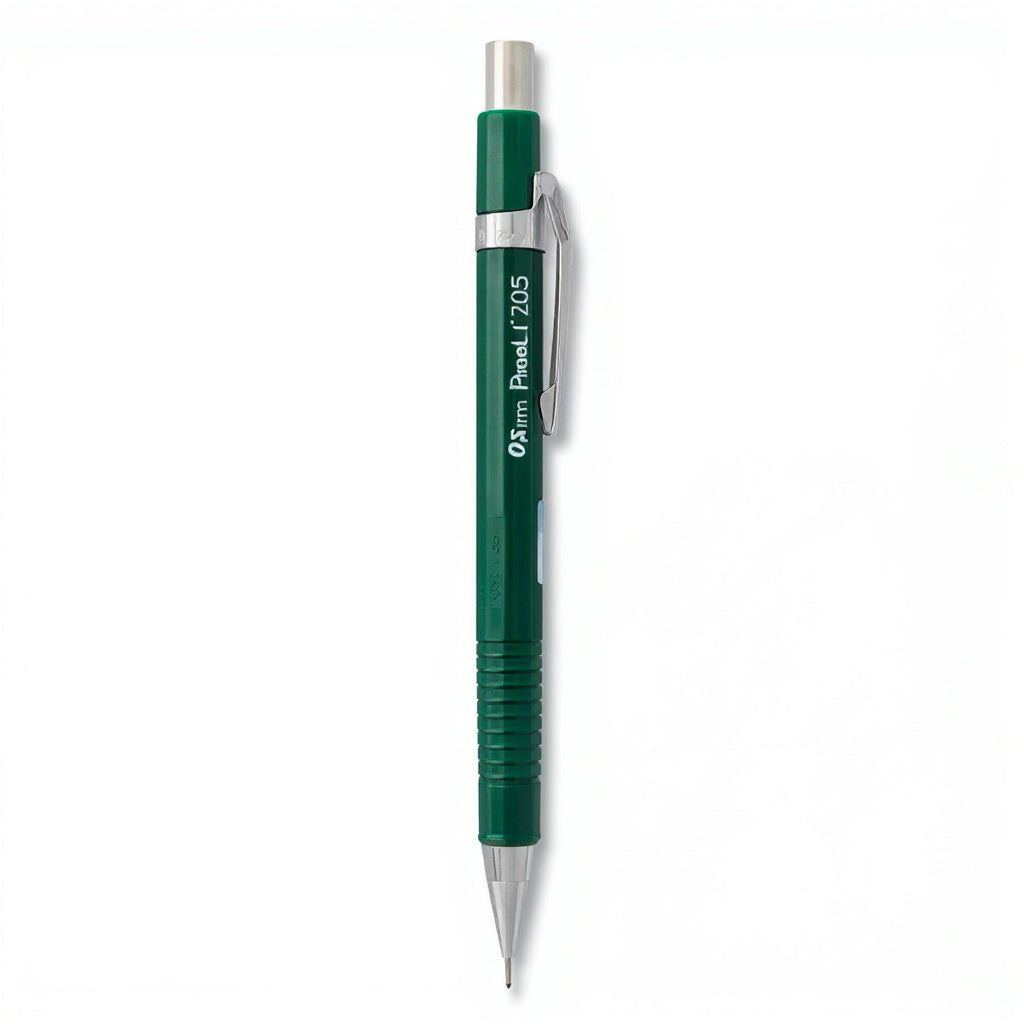 Pentel Sharp Mechanical Pencil, 0.5 mm, HB (#2.5), Black Lead, Green Barrel
