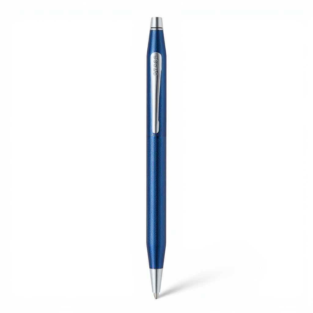Classic Century® Translucent Cobalt Blue Engraved Diamond Pattern Ballpoint Pen