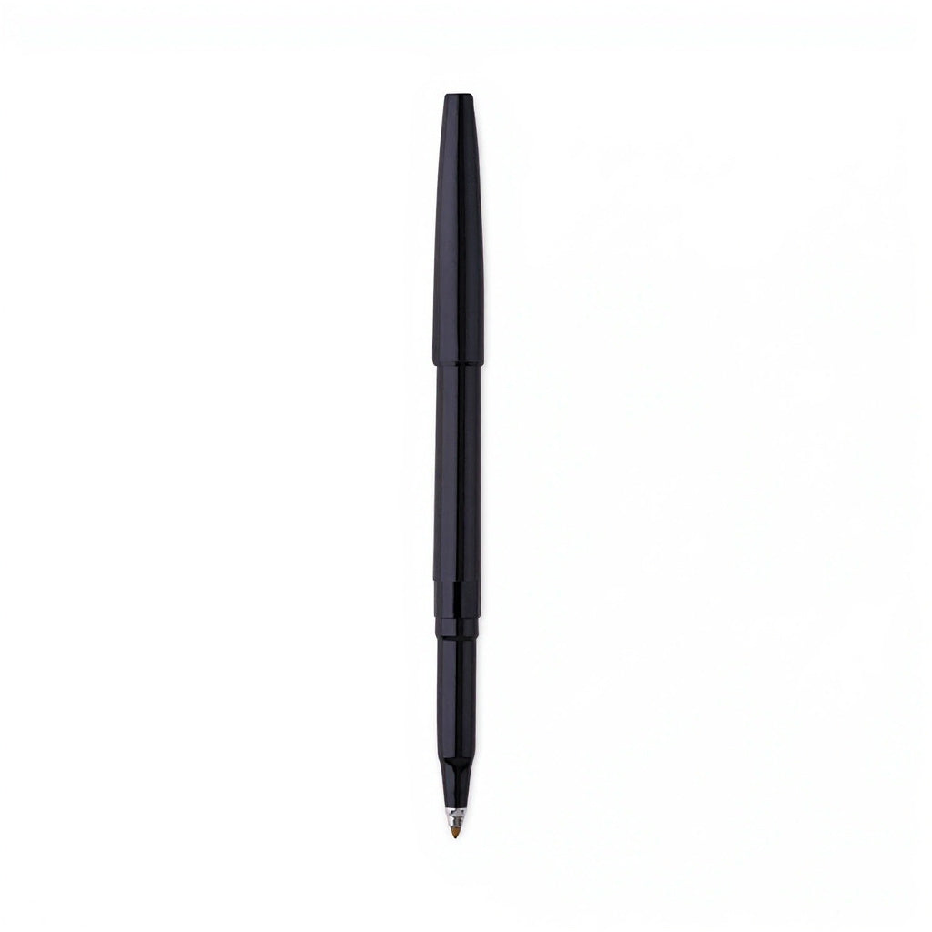 Pentel Rolling Writer Roller Ball Pen, Stick, Medium 0.8 mm, Black Ink, Black Barrel, Dozen
