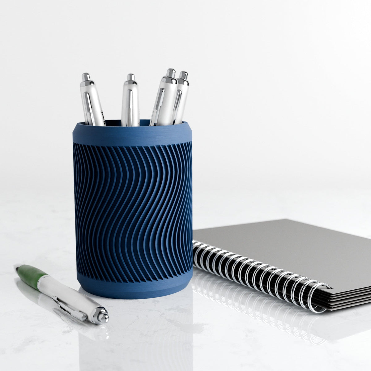 Tidal Ceramic Pencil Cup