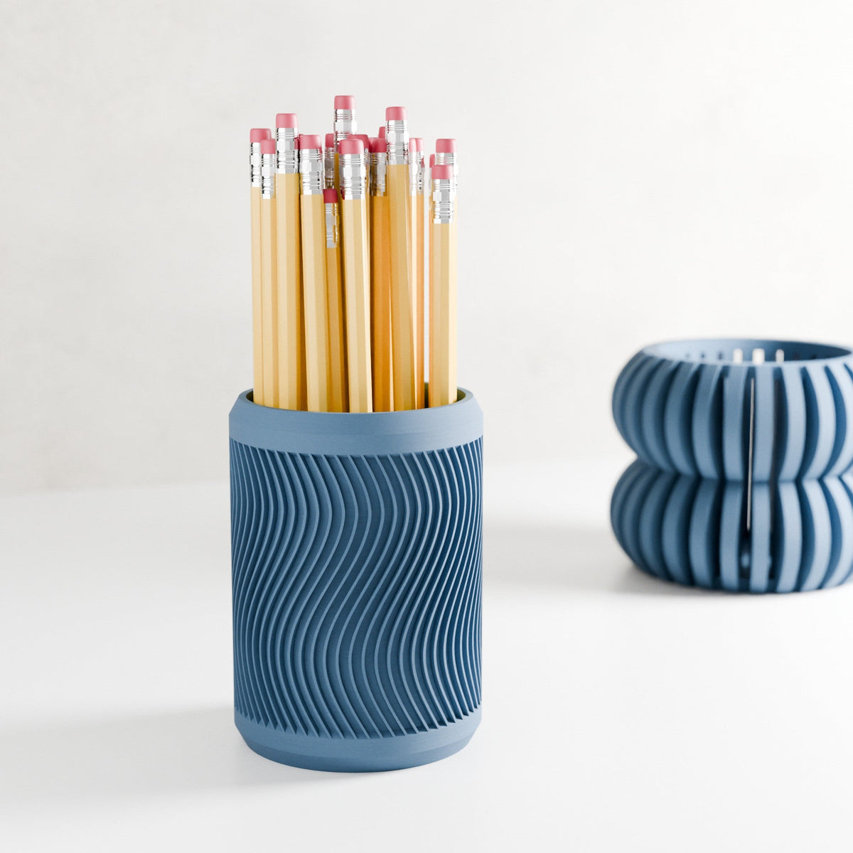 Tidal Ceramic Pencil Cup