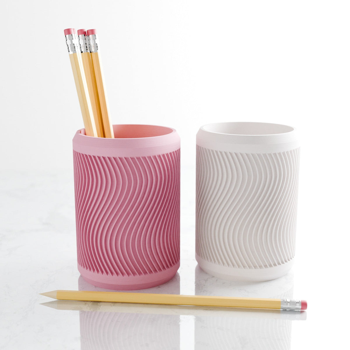 Tidal Ceramic Pencil Cup